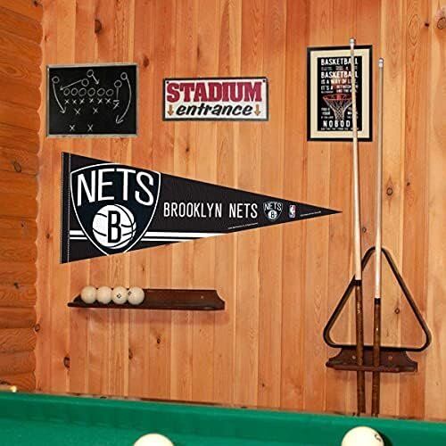 NBA Brooklyn Nets Pennant Full Size 12 in X 30 in 2 NBA Brooklyn Nets Pennant Full Size 12 in X 30 in - Image 2