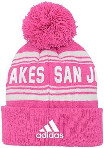 Adidas Youth MLS San Jose Earthquakes Jacquard Cuff Hat w/Pom 3 Adidas Youth MLS San Jose Earthquakes Jacquard Cuff Hat w/Pom - Image 3
