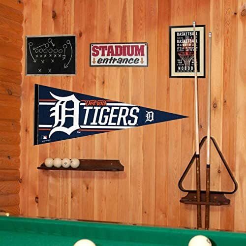 WinCraft MLB Detroit Tigers Baseball Large Pennant 2 WinCraft MLB Detroit Tigers Baseball Large Pennant - Image 2