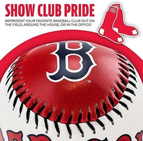 Franklin Sports MLB Boston Red Sox - MLB Team Logo Soft Baseballs 4 Franklin Sports MLB Boston Red Sox - MLB Team Logo Soft Baseballs - Image 4