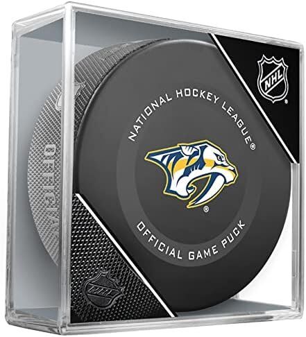 Nashville Predators Unsigned InGlasCo 2019 Model Official Game Puck - Unsigned Pucks