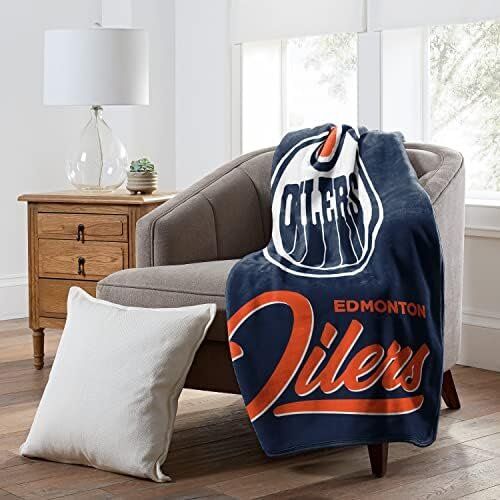 Northwest NHL Unisex-Adult Raschel Throw Blanket 2 Northwest NHL Unisex-Adult Raschel Throw Blanket - Image 2
