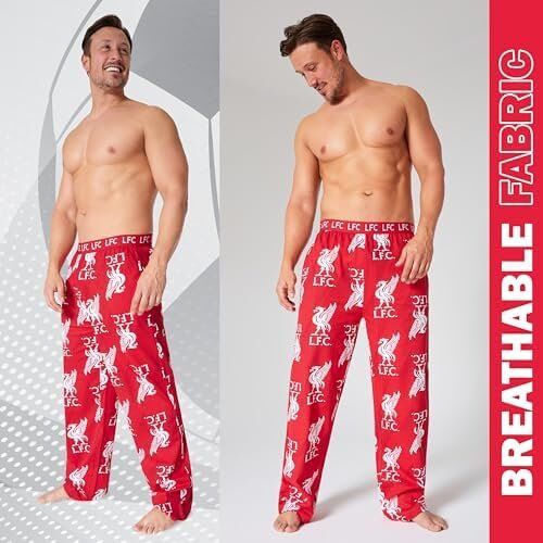 Liverpool FC Comfy Nightwear Pyjama Bottoms for Men Lounge Wear 5 Liverpool FC Comfy Nightwear Pyjama Bottoms for Men Lounge Wear - Image 5