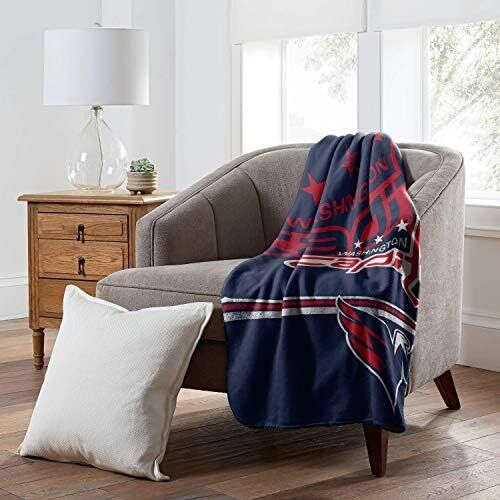 Northwest NHL Washington Capitals Fleece Throw Blanket 4 Northwest NHL Washington Capitals Fleece Throw Blanket - Image 4