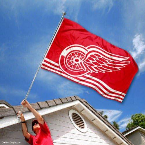 NHL Detroit Red Wings Flag 3x5 Banner 3 NHL Detroit Red Wings Flag 3x5 Banner - Image 3