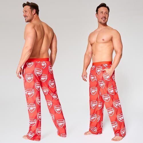 Arsenal F.C. Mens Pyjama Bottoms Comfy Nightwear 4 Arsenal F.C. Mens Pyjama Bottoms Comfy Nightwear - Image 4