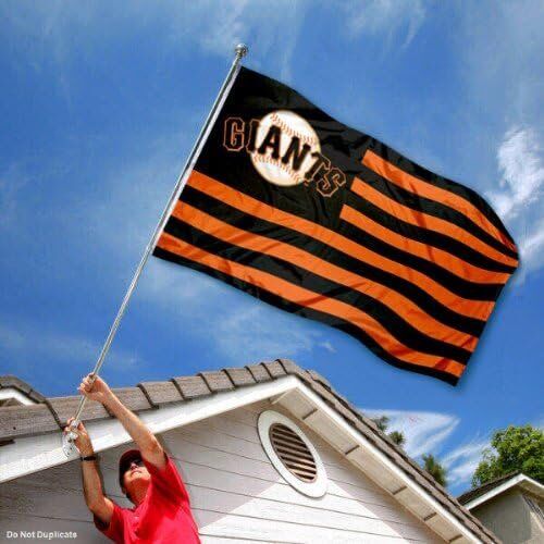 MLB San Francisco Giants Nation Flag 3x5 Banner 2 MLB San Francisco Giants Nation Flag 3x5 Banner - Image 2