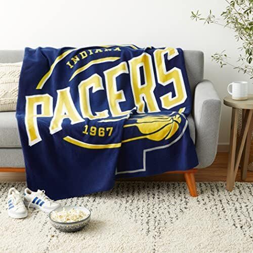 Northwest NBA Indiana Pacers Fleece Throw Blanket 5 Northwest NBA Indiana Pacers Fleece Throw Blanket - Image 5