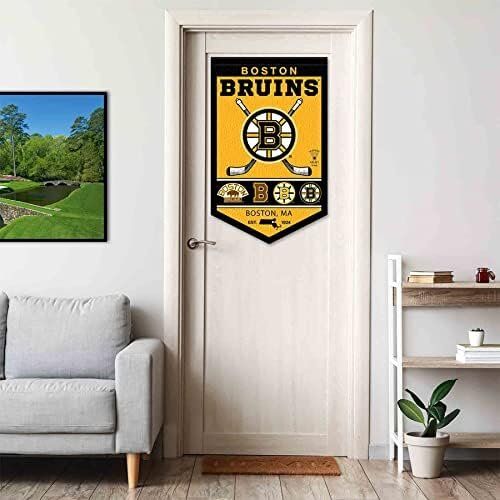NHL Boston Bruins Heritage History Banner Pennant 4 NHL Boston Bruins Heritage History Banner Pennant - Image 4