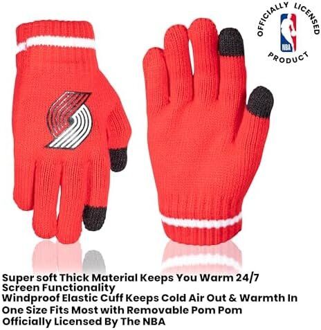 Ultra Game NBA Portland Trailblazers Soft Winter Beanie 3 Ultra Game NBA Portland Trailblazers Soft Winter Beanie - Image 3