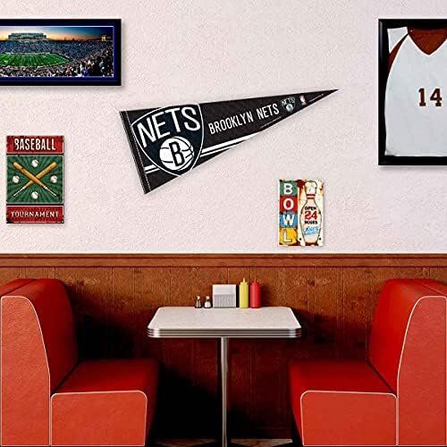 NBA Brooklyn Nets Pennant Full Size 12 in X 30 in 3 NBA Brooklyn Nets Pennant Full Size 12 in X 30 in - Image 3
