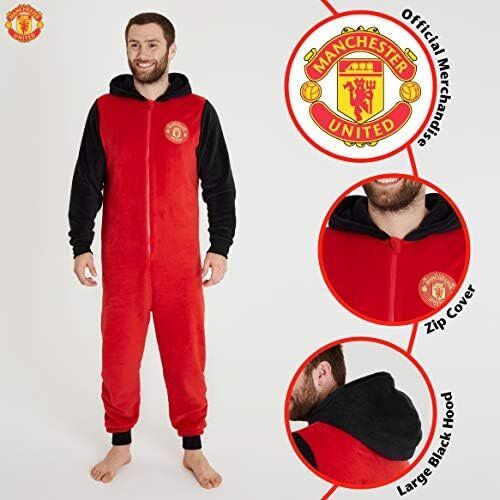 Manchester United F.C. Mens Pajamas Fleece 2 Manchester United F.C. Mens Pajamas Fleece - Image 2