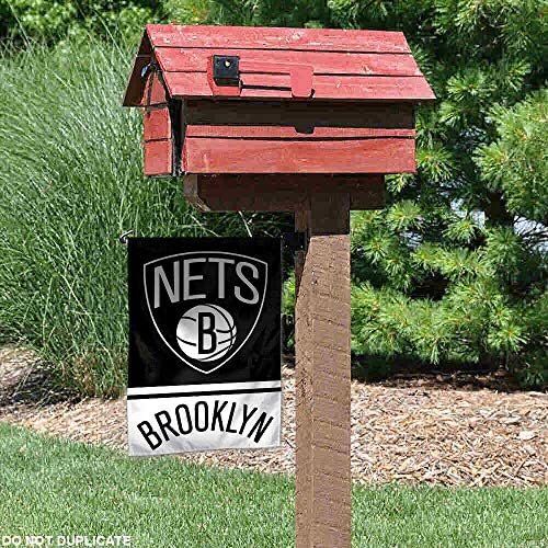 NBA Brooklyn Nets Double Sided Garden Flag 3 NBA Brooklyn Nets Double Sided Garden Flag - Image 3