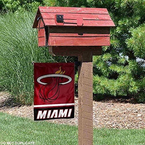 NBA Miami Heat Double Sided Garden Flag 3 NBA Miami Heat Double Sided Garden Flag - Image 3