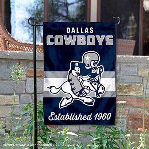 WinCraft NFL Dallas Cowboys Vintage Garden Flag Double Sided Banner 2 WinCraft NFL Dallas Cowboys Vintage Garden Flag Double Sided Banner - Image 2