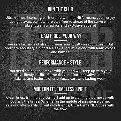 Ultra Game NBA Utah Jazz Men's Super Soft Supreme Long Sleeve T-Shirt 4 Ultra Game NBA Utah Jazz Men's Super Soft Supreme Long Sleeve T-Shirt - Image 4
