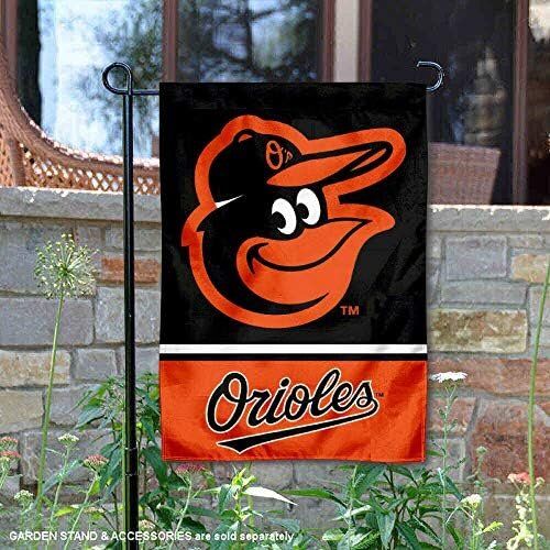 WinCraft MLB Baltimore Orioles Double Sided Garden Flag 2 WinCraft MLB Baltimore Orioles Double Sided Garden Flag - Image 2
