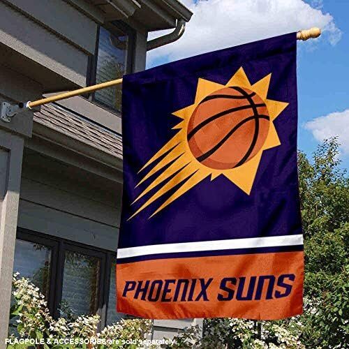 NBA Phoenix Suns Double Sided House Banner Flag 2 NBA Phoenix Suns Double Sided House Banner Flag - Image 2