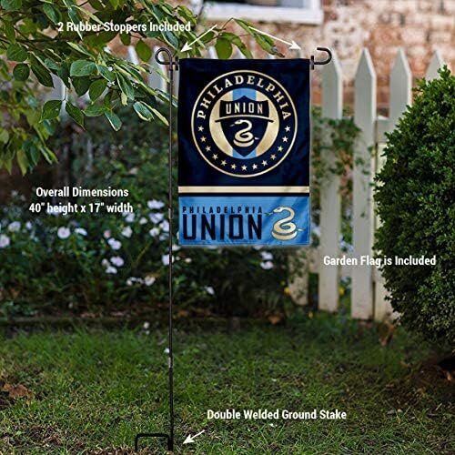 Philadelphia Union Garden Flag with Stand Pole Holder 3 Philadelphia Union Garden Flag with Stand Pole Holder - Image 3