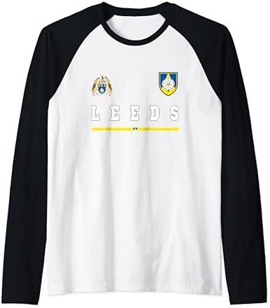 Leeds Sports/Soccer Jersey Tee Flag Football Raglan Baseball Tee