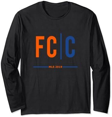 MLS FC Cincinnati Soccer Orange & Blue 2019 Long Sleeve 1 Cincinnati Soccer Orange & Blue 2019 Long Sleeve Men Women