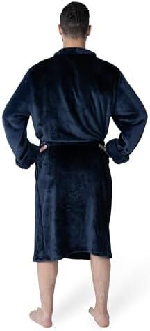 Northwest NFL New England Patriots Silk Touch Bath Robe 3 Northwest NFL New England Patriots Silk Touch Bath Robe - Image 3