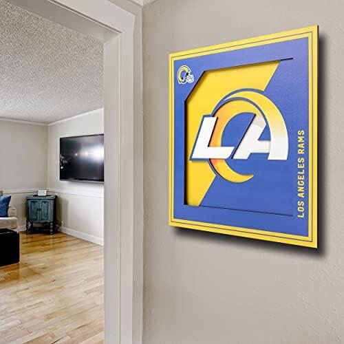 YouTheFan NFL Los Angeles Rams 12x12 Logo Series Wall Art 3 YouTheFan NFL Los Angeles Rams 12x12 Logo Series Wall Art - Image 3