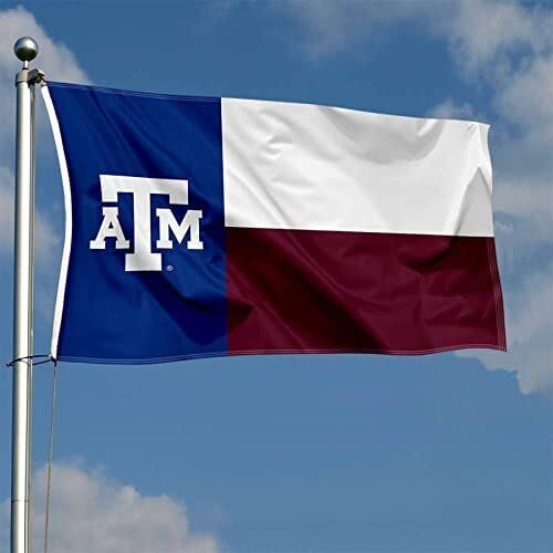 Texas A&M Aggies Texas State Flag 3 Texas A&M Aggies Texas State Flag - Image 3