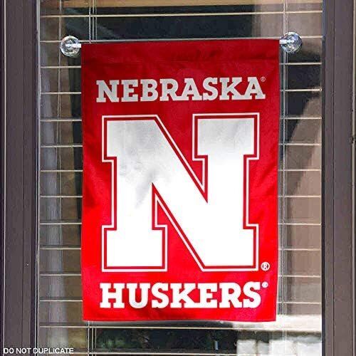 Nebraska Cornhuskers N Logo Garden Flag 4 Nebraska Cornhuskers N Logo Garden Flag - Image 4