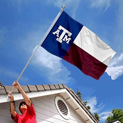 Texas A&M Aggies Texas State Flag 2 Texas A&M Aggies Texas State Flag - Image 2
