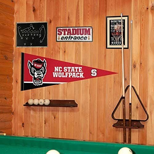 NC State Wolfpack Pennant Full Size Felt 2 NC State Wolfpack Pennant Full Size Felt - Image 2