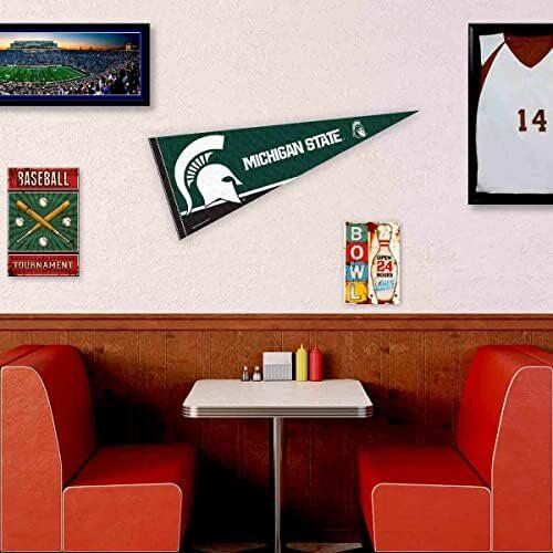 MSU Spartans Pennant Full Size Felt 3 MSU Spartans Pennant Full Size Felt - Image 3