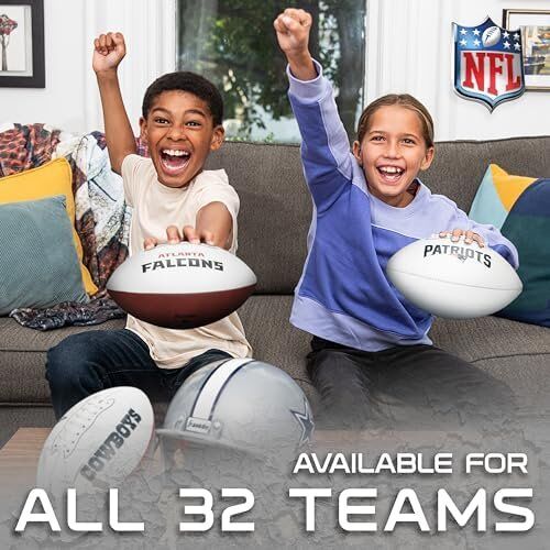 Franklin Sports NFL Autograph Football - White Panel Souvenir Football for Autographs 8 Franklin Sports NFL Autograph Football - White Panel Souvenir Football for Autographs - Image 8