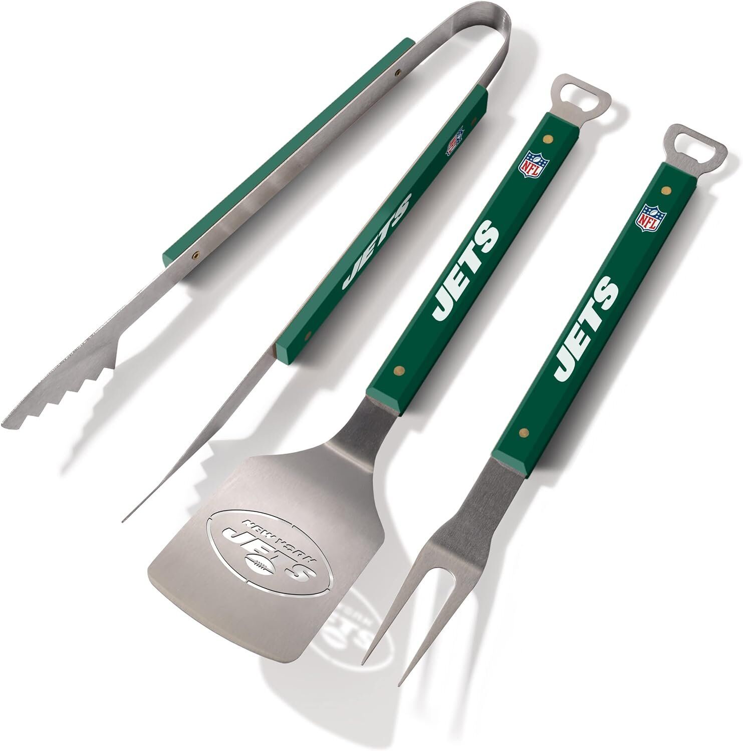 YouTheFan NFL New York Jets Spirit Series 3-Piece BBQ Set 1 YouTheFan NFL Spirit Series 3-Piece BBQ Set
