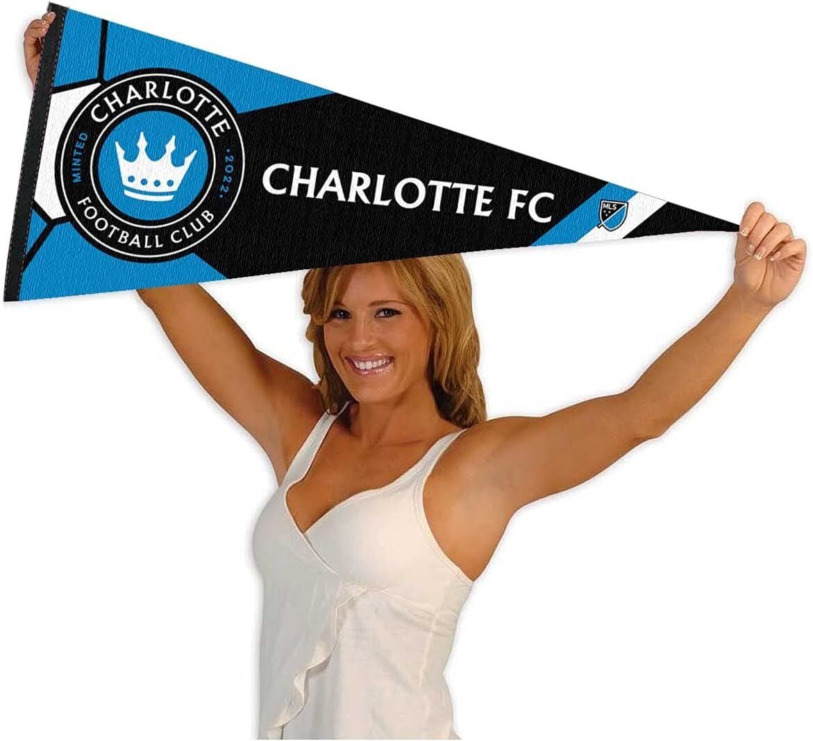 Charlotte Football Club Pennant Flag Banner 4 Charlotte Football Club Pennant Flag Banner - Image 4