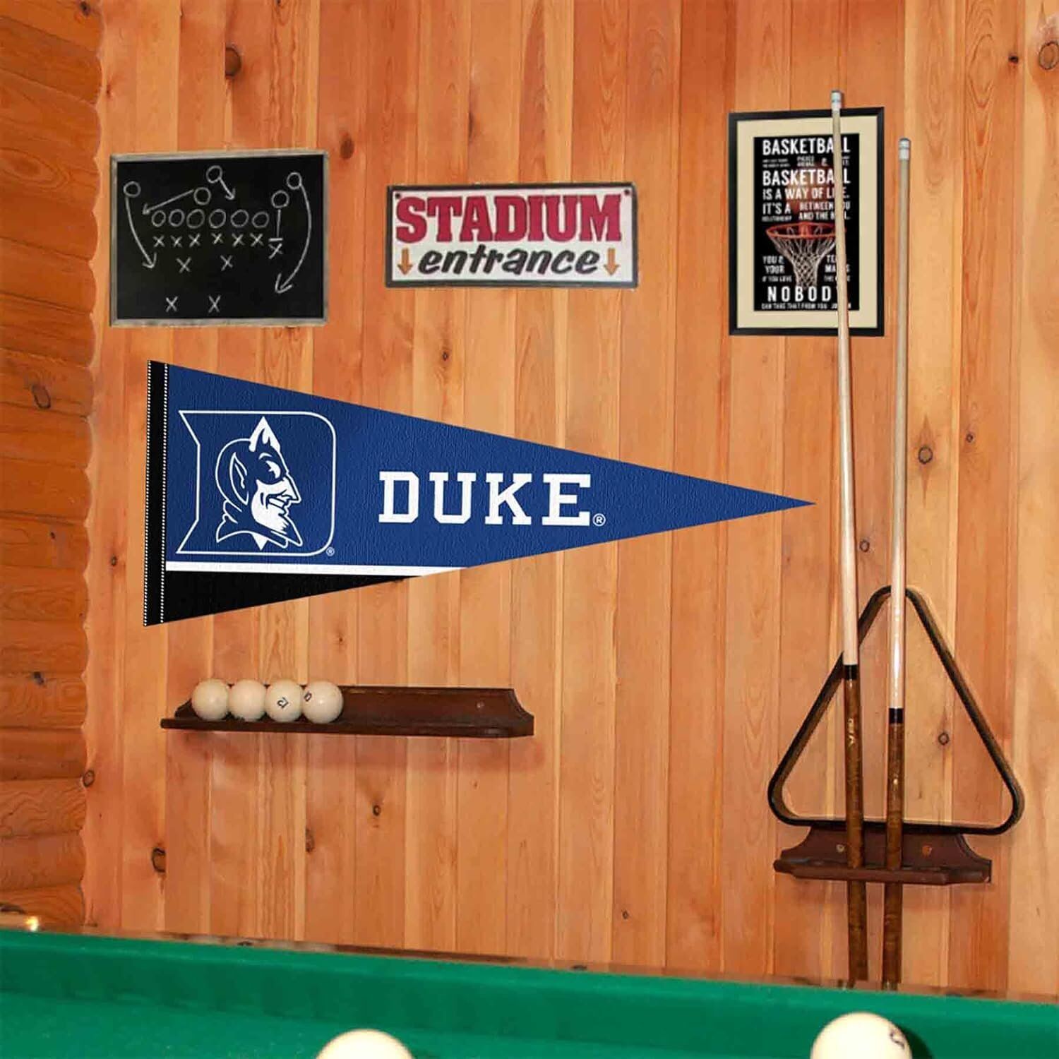 NCAA Duke Blue Devils Pennant Flag 2 NCAA Duke Blue Devils Pennant Flag - Image 2
