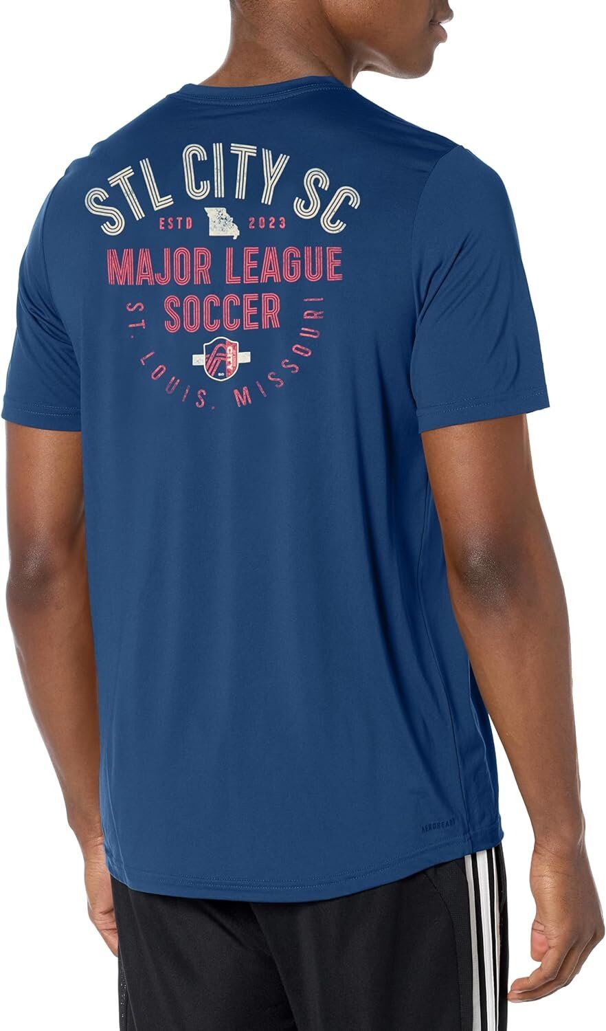 Adidas St. Louis City SC Long and Short Sleeve Pre-Game T-Shirt 2 Adidas St. Louis City SC Long and Short Sleeve Pre-Game T-Shirt - Image 2