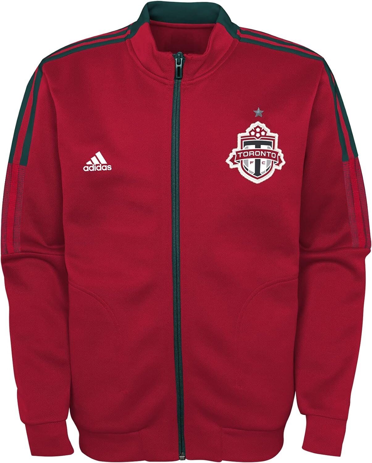 Adidas MLS Toronto FC Youth Full Zip Anthem Travel Jacket 1 adidas MLS Youth Boys (8-20) Full Zip Anthem Travel Jacket